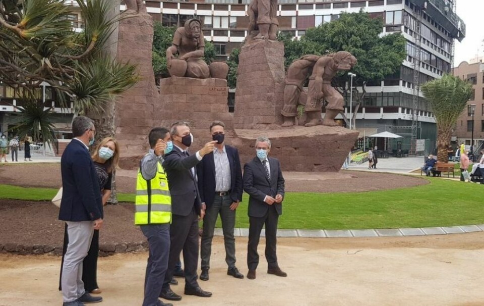 Her innvies plassen av ordfører Augusto Hidalgo. Foto: Ayuntamiento de Las Palmas de Gran Canaria