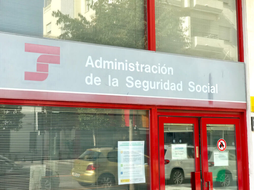Et arkivfoto av et Seguridad Social-kontor i Spania. Foto: Viktoriyani/Shutterstock