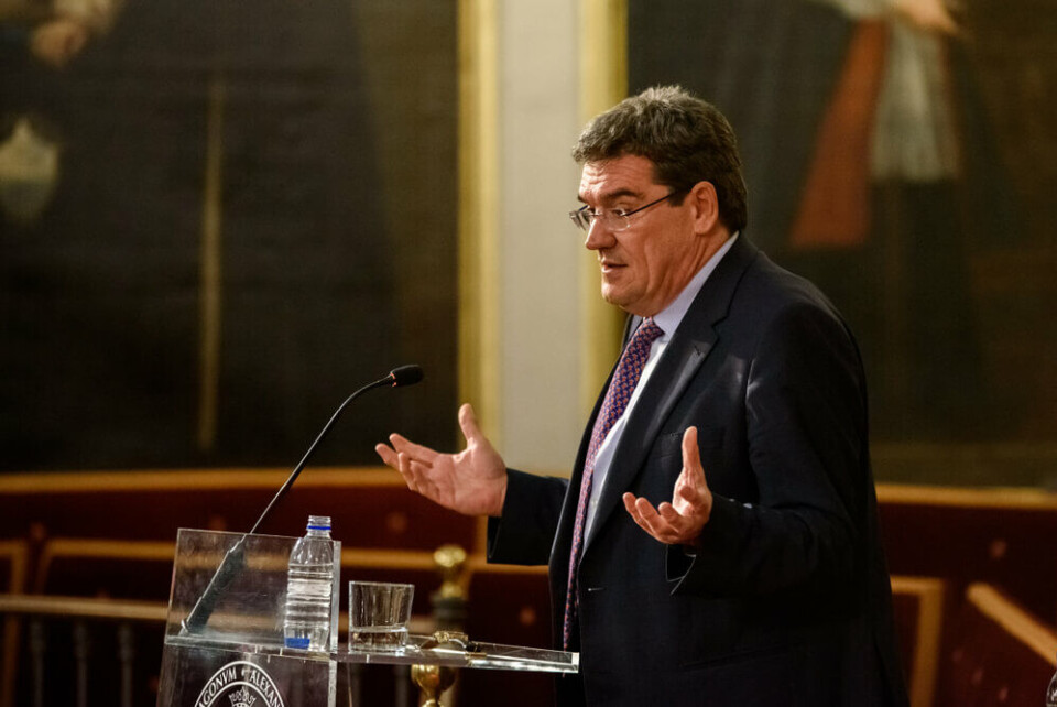 Fungerende innvandringsminister Jose Luis Escrivá. Foto: Joaquin Corbalan P/Shutterstock Fungerende innvandringsminister Jose Luis Escrivá. Foto: Joaquin Corbalan P/Shutterstock
