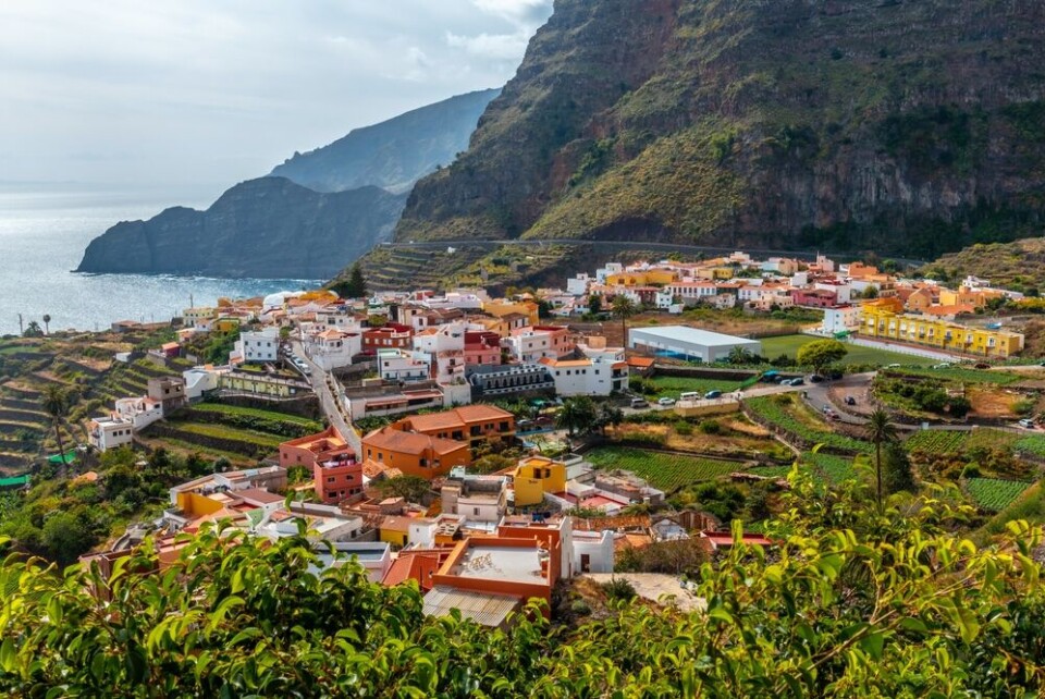 VAKKERT: Agulo ligger nord på den lille øya La Gomera. Foto: Shutterstock VAKKERT: Agulo ligger nord på den lille øya La Gomera. Foto: Shutterstock