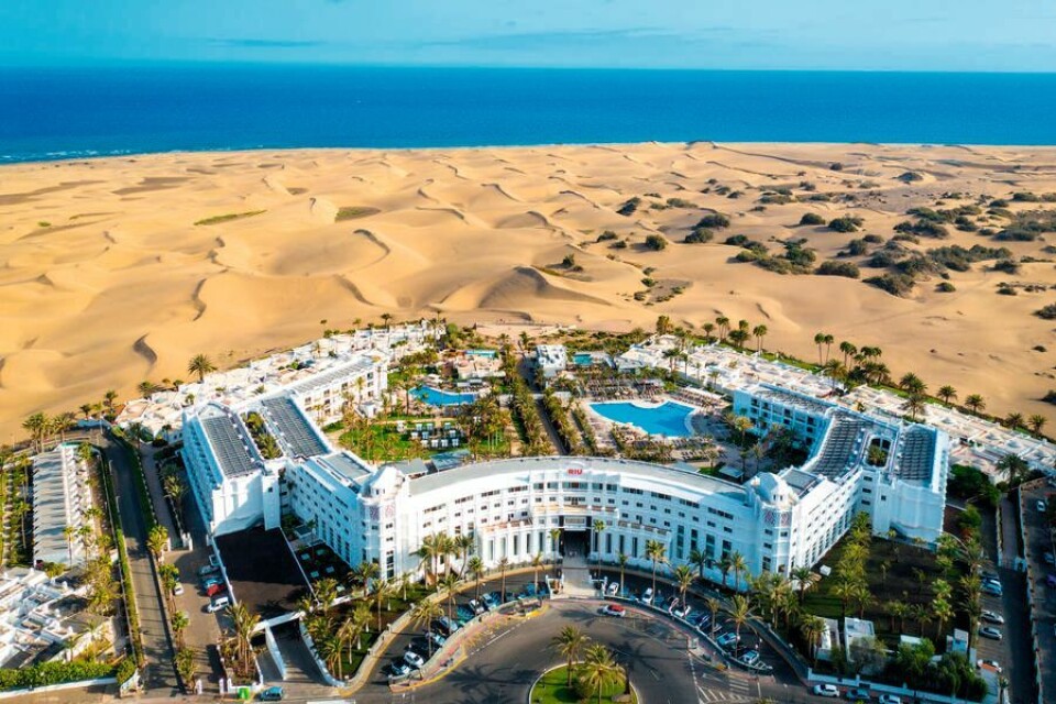 RIU Palace Maspalomas på Gran Canaria er et av hotellene som TUI-gjestene har plukket ut som et av de 100 beste hotellene i verden. Foto: TUI