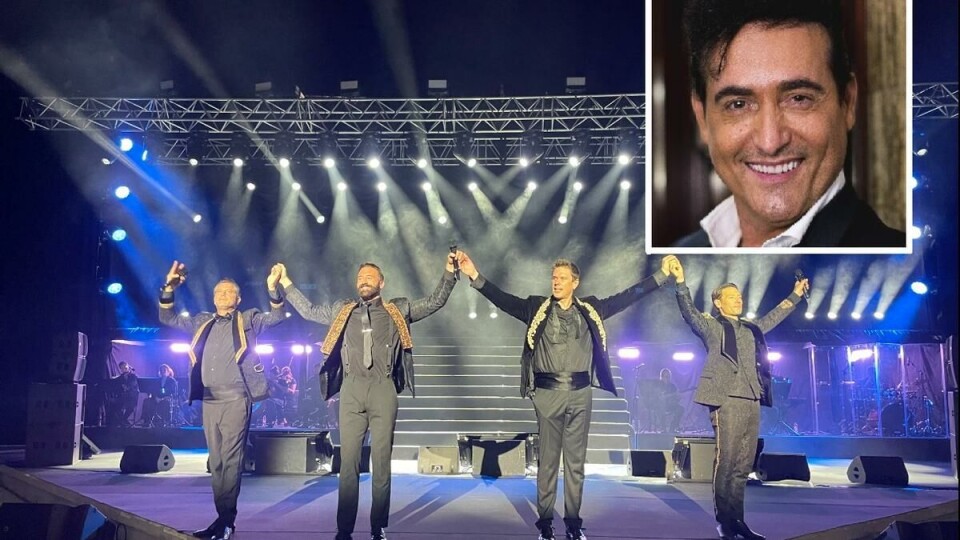 Il Divo hedret sin tidligere vokalist Carlos Marín fra scenen i Maspalomas.