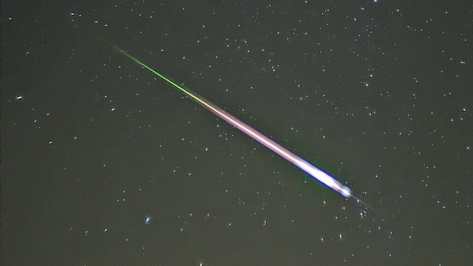 En meteor fra meteorsvermen Leonidene. Foto: Navicore, CC BY 3.0