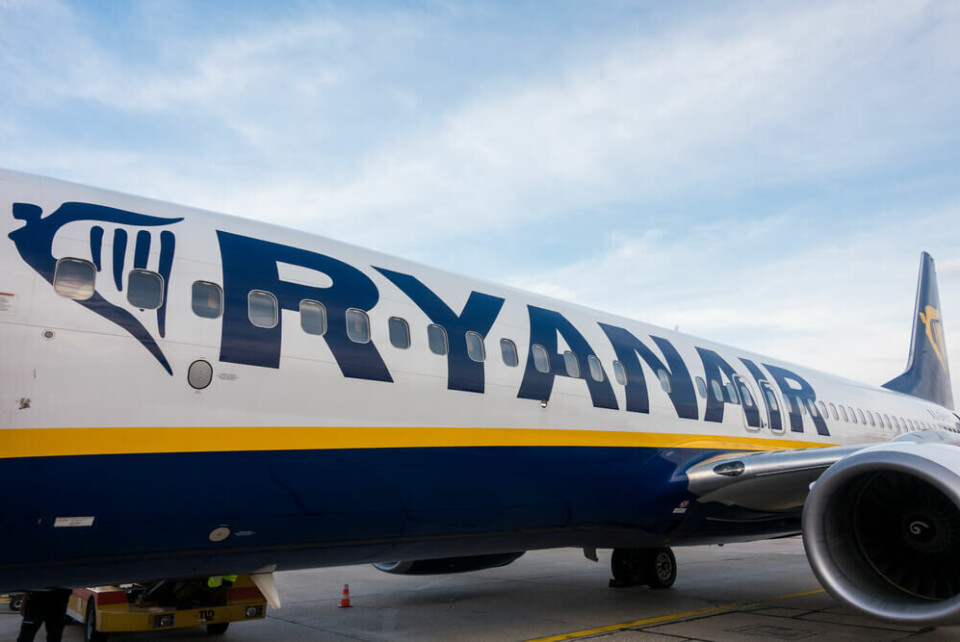 Et arkivfoto av et Ryanair-fly. Foto: Shutterstock/Anton Gvozdikov