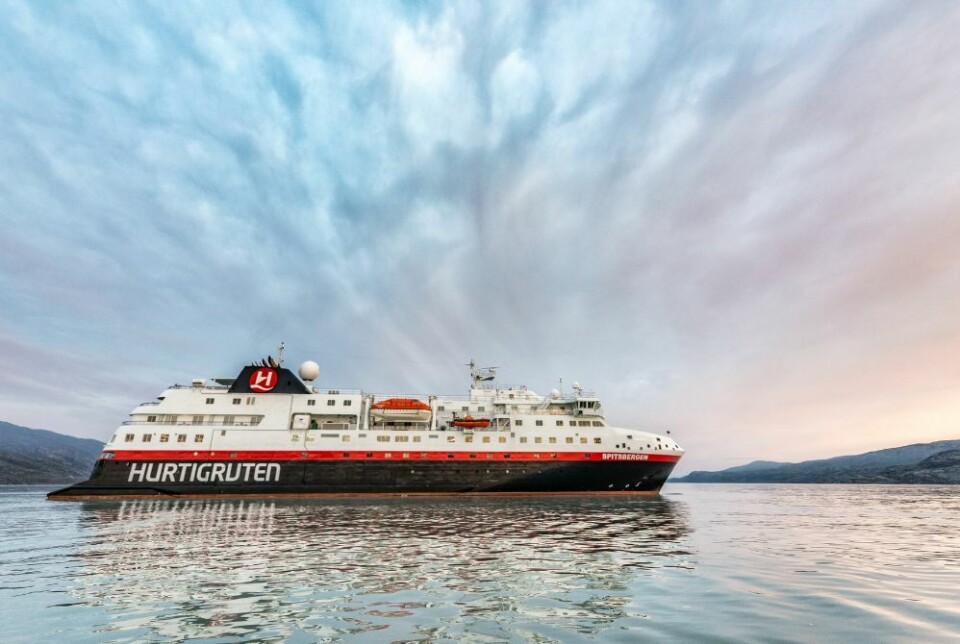 MS Spitsbergen er vanligvis å se på polarekspedisjoner. Foto: Karsten Bidstrup/Hurtigruten MS Spitsbergen er vanligvis å se på polarekspedisjoner. Foto: Karsten Bidstrup/Hurtigruten