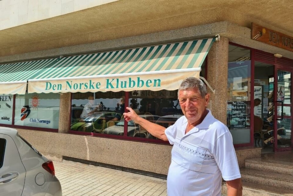 Bjørn Isaksen er åpenbart stolt over Den norske klubben, og sier den betyr mye for mange nordmenn på Gran Canaria. Foto: Canariavisen Bjørn Isaksen er åpenbart stolt over Den norske klubben, og sier den betyr mye for mange nordmenn på Gran Canaria. Foto: Canariavisen