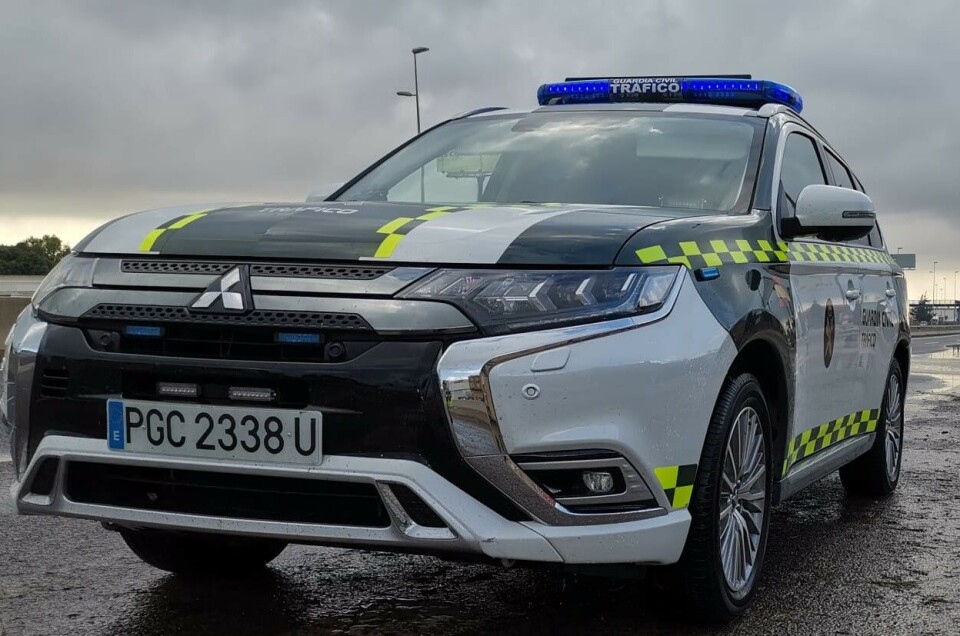 Arkivfoto av Guardia Civil på trafikkontroll. Foto: Guardia Civil