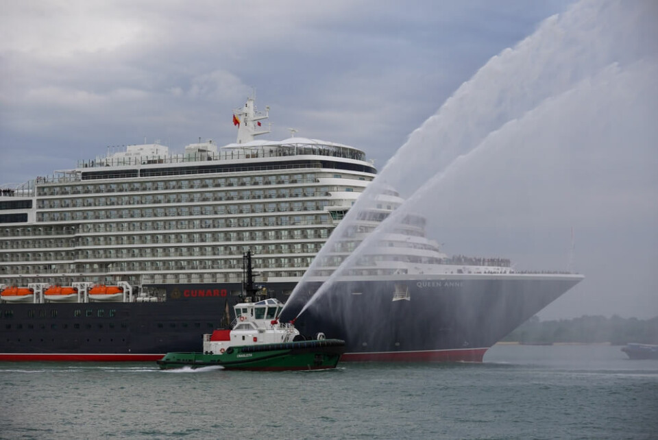 Queen Anne når hun ankom Southhampton. Foto: P.Cartwright/Shutterstock