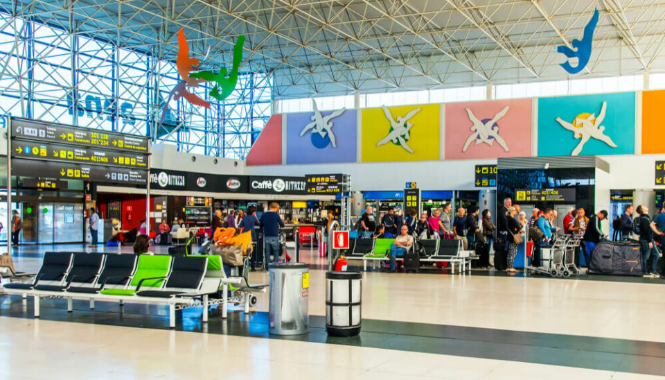 Flyplassen på Gran Canaria.