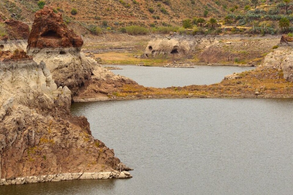 Arkivfoto av en demning på Gran Canaria. Foto: Shutterstock