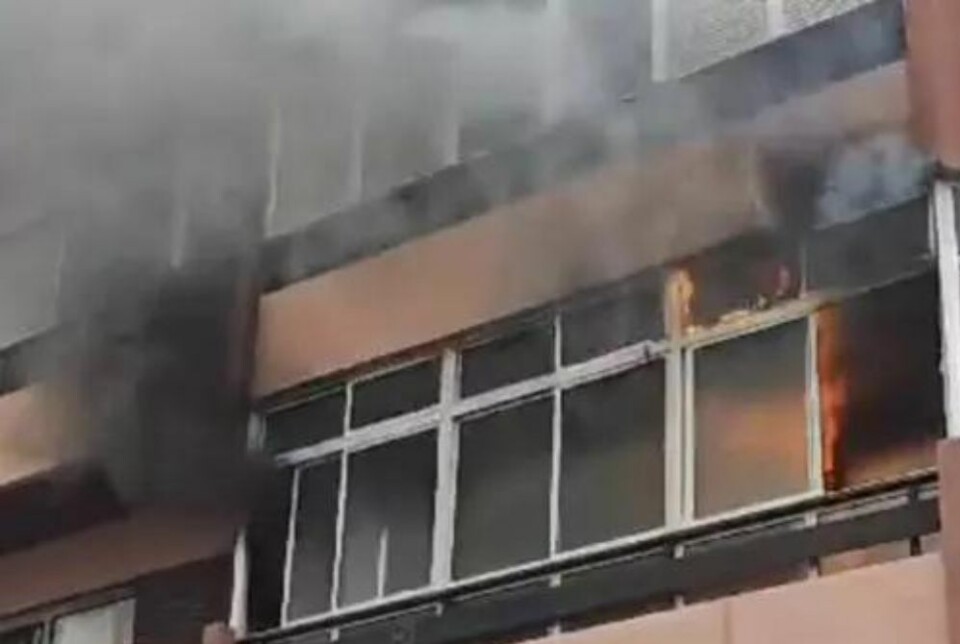 Mikrobølgeovn eksploderte