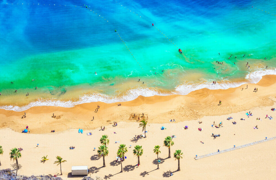 Arkivfoto av Teresitas-stranda på Tenerife. Foto: Serenity-H/Shutterstock