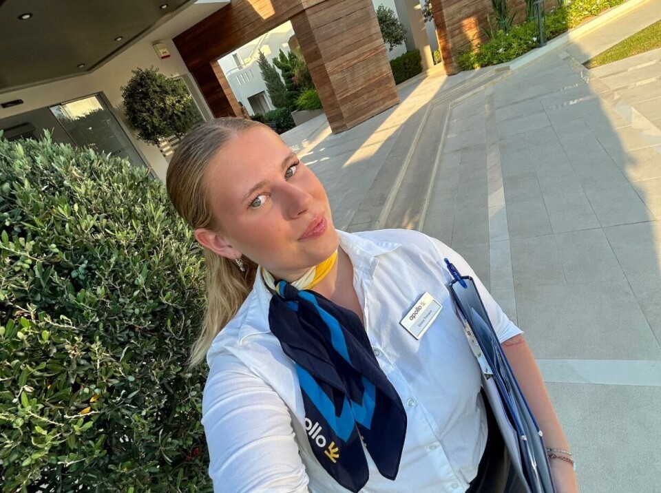 NY JOBB: Emma Tronsen startet nylig i ny jobb på Gran Canaria. Privat