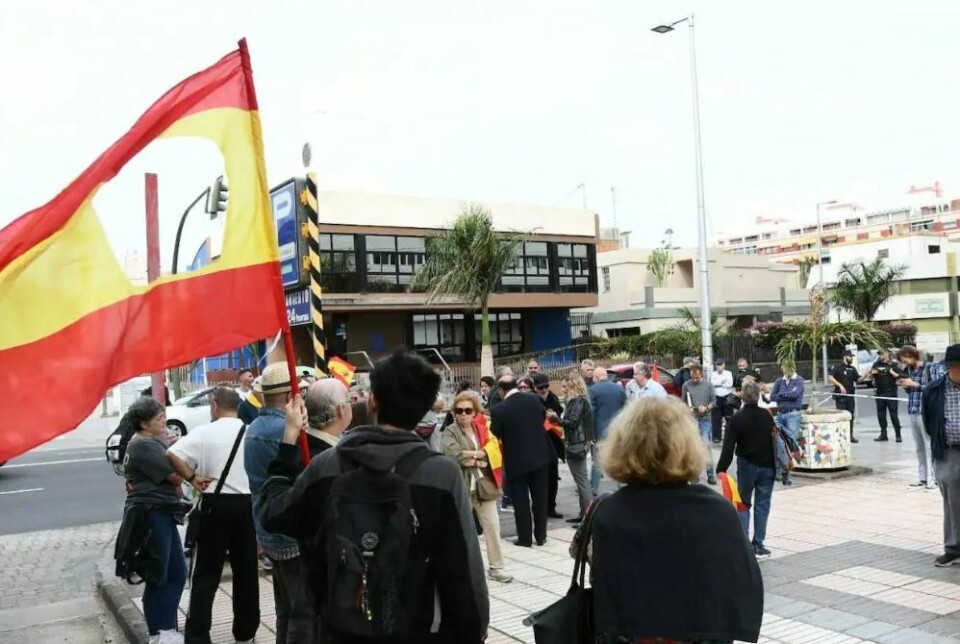 Demonstrasjoner i Las Palmas