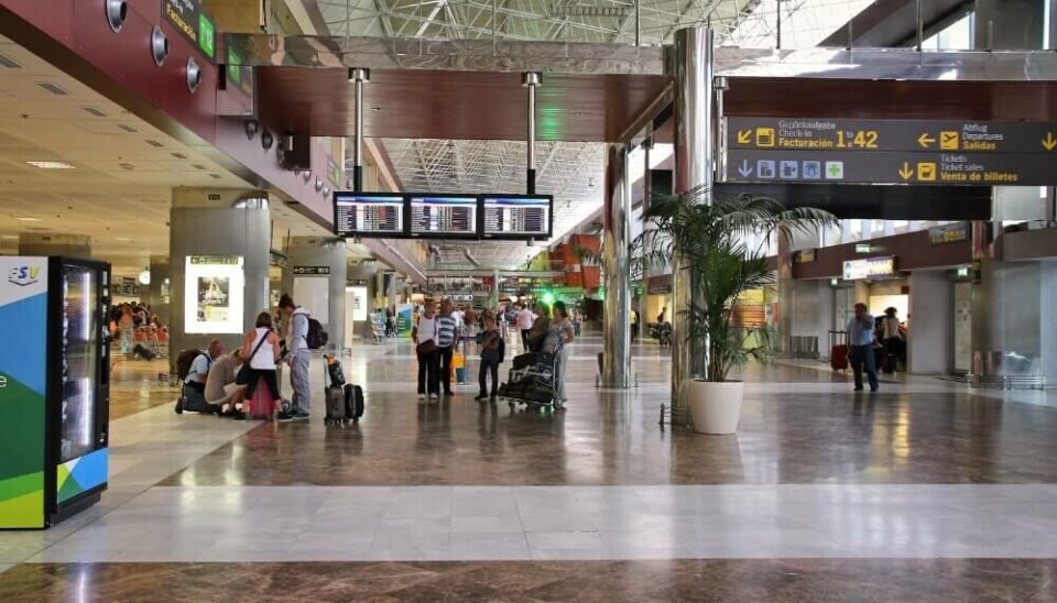 Flyplassen sør på Tenerife.