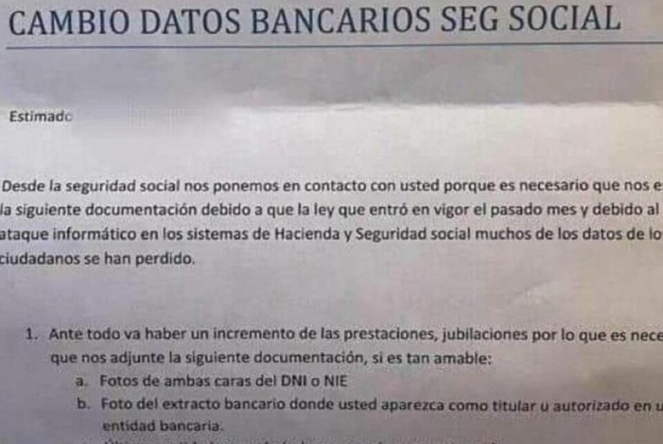 Foto: Seguridad Social
