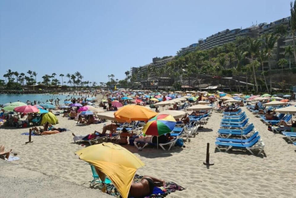 Anfi-stranda sørvest på Gran Canaria. Foto: Canariavisen Anfi-stranda sørvest på Gran Canaria. Foto: Canariavisen