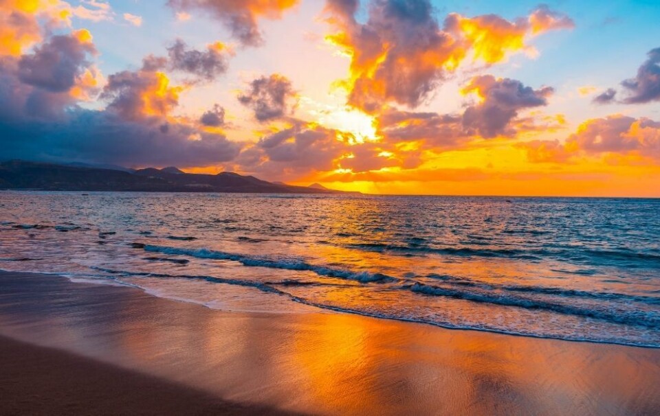 Vakker solnedgang i Las Palmas på Gran Canaria. Foto: Envato Elements