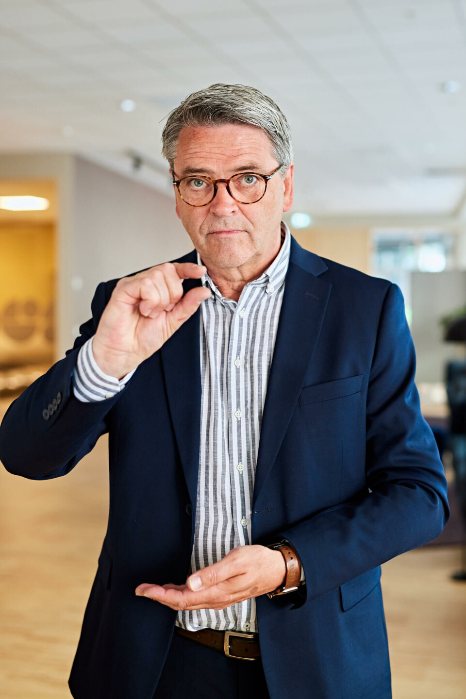 Blir det for trangt er det bedre å bli hjemme, påpeker Gundersen. Foto: Jonathan Vivaas Kise Blir det for trangt er det bedre å bli hjemme, påpeker Gundersen. Foto: Jonathan Vivaas Kise