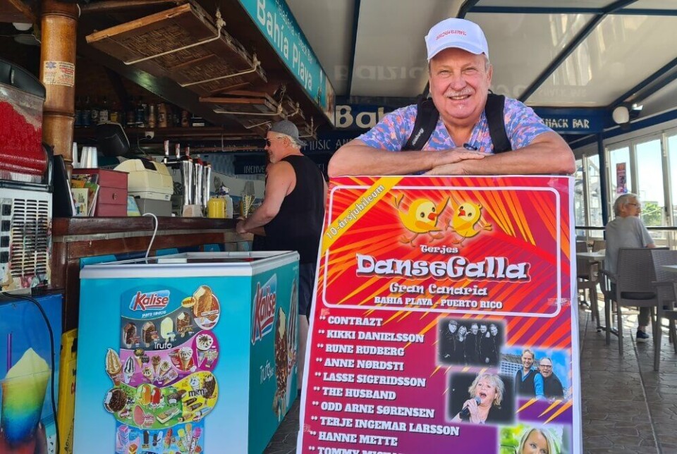 Når Terje Utaker er i byen er det ikke lenge til Dansegalla. Foto: Canariavisen