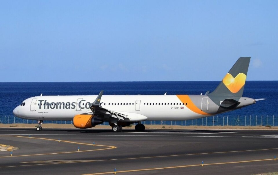 Et Thomas Cook-fly på Lanzarote i 2016. Foto: Rob Hodgkins/Flickr/CC BY-SA 2.0