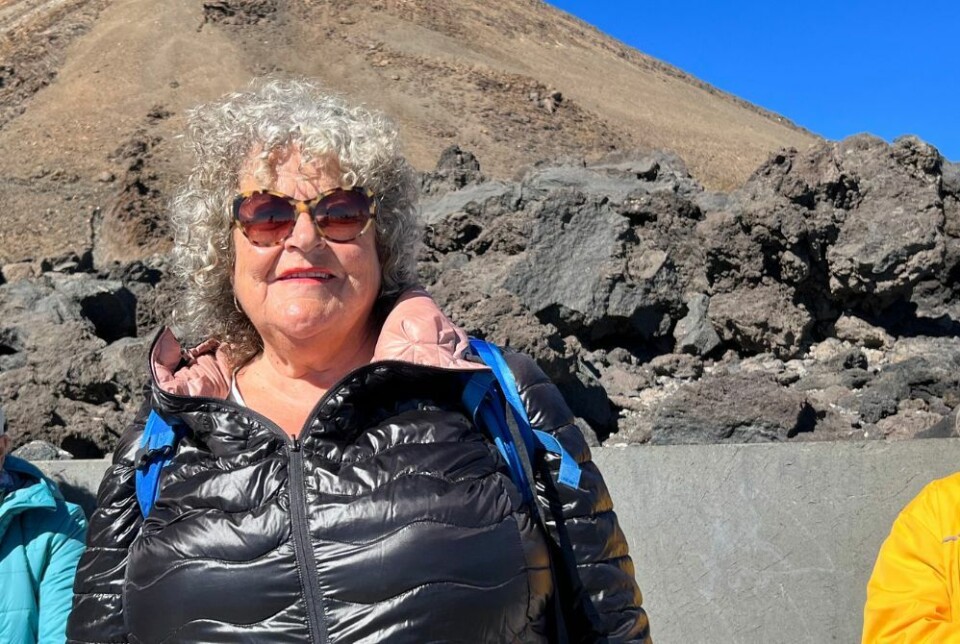 Opplevelsestur med klubben til Tenerife; nesten på toppen av Teide på 3555 moh. Toppen er Spanias høyeste og måler 3718 moh. Foto: Privat Opplevelsestur med klubben til Tenerife; nesten på toppen av Teide på 3555 moh. Toppen er Spanias høyeste og måler 3718 moh. Foto: Privat