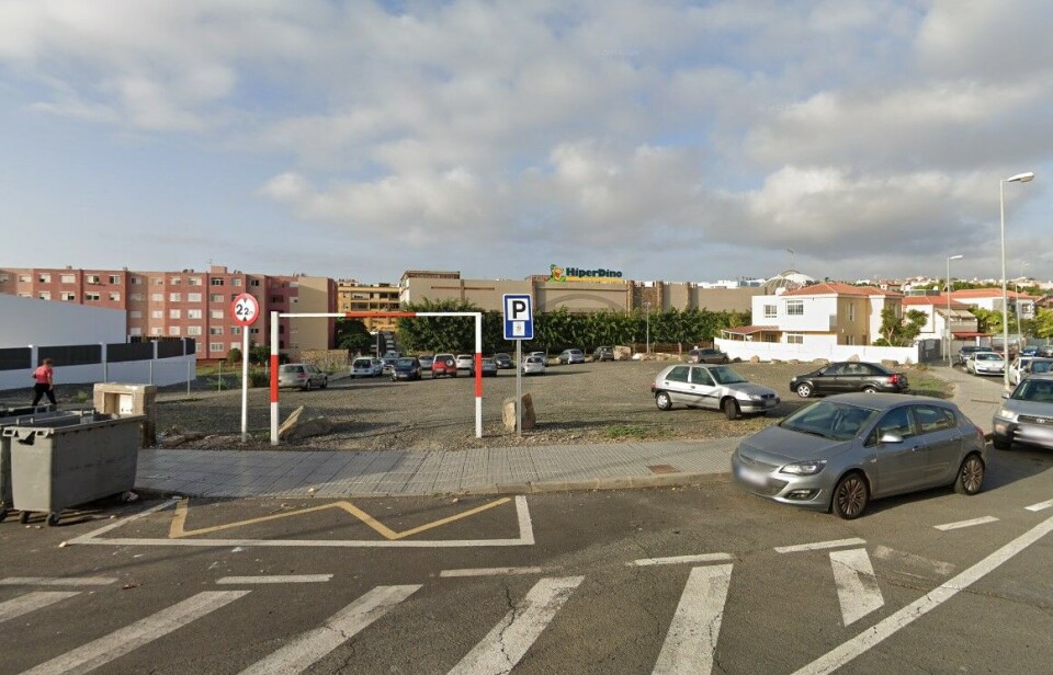 Boligområdet Bellavista og handleområdet i San Fernando får nytt parkeringshus. Foto: Google Maps