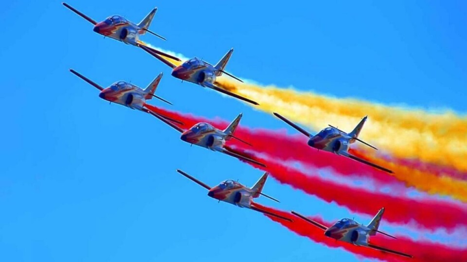Det spanske luftforsvaret skal holde flyshow over Las Palmas i anledning 110-årsjubileumet for luftfart på Kanariøyene. Foto: Ejército del aire (Luftforsvaret)