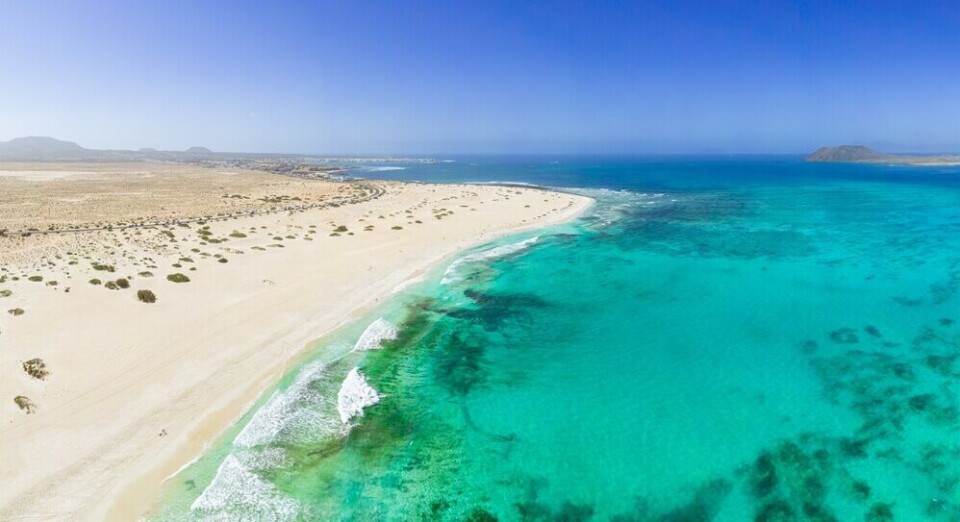 Corralejo-strendene på Fuerteventura er verdens beste, ifølge National Geographic Travel. Foto: Dave0/Shutterstock