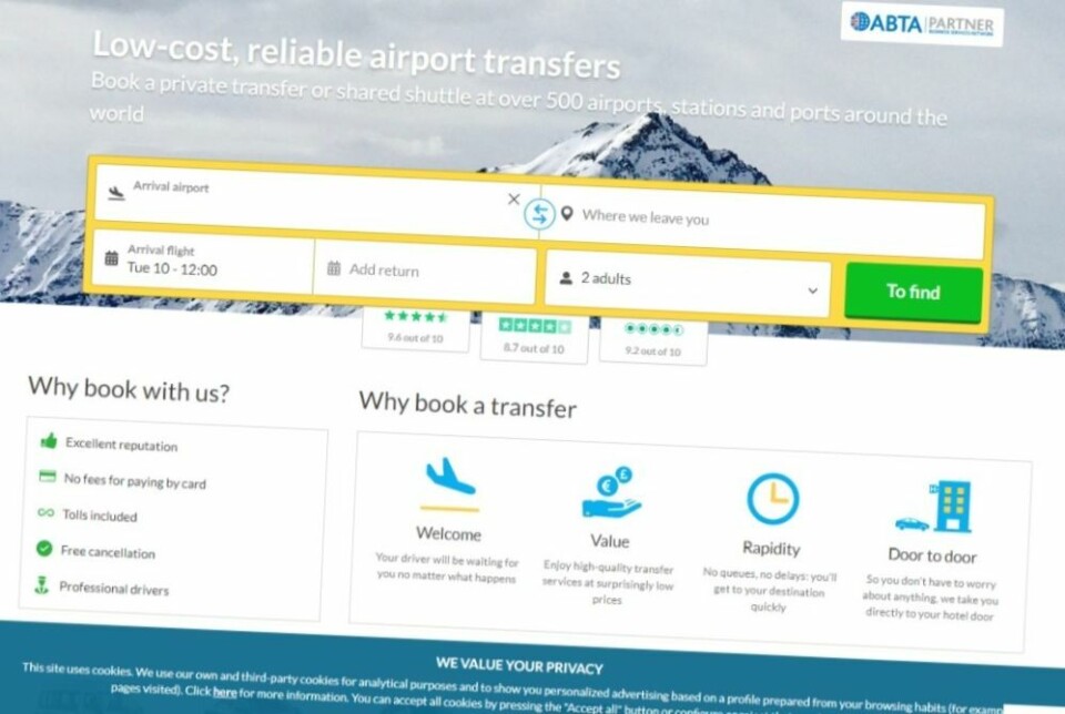 Store utenlandske aktører som Sun Transfer og Hoppa markedsføres ofte til reisende, men er ikke nødvendigvis det beste valget for hverken deg eller den lokale økonomien. Skjermdump: Sun Transfers Store utenlandske aktører som Sun Transfer og Hoppa markedsføres ofte til reisende, men er ikke nødvendigvis det beste valget for hverken deg eller den lokale økonomien. Skjermdump: Sun Transfers