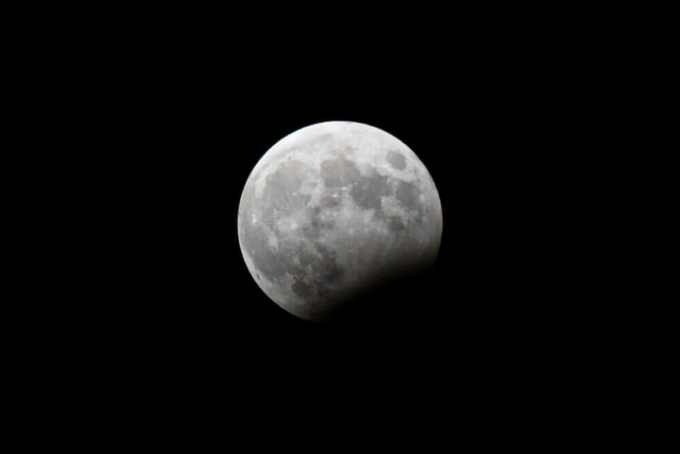 Illustrasjonsfoto av en måneformørkelse. Foto: Shutterstock