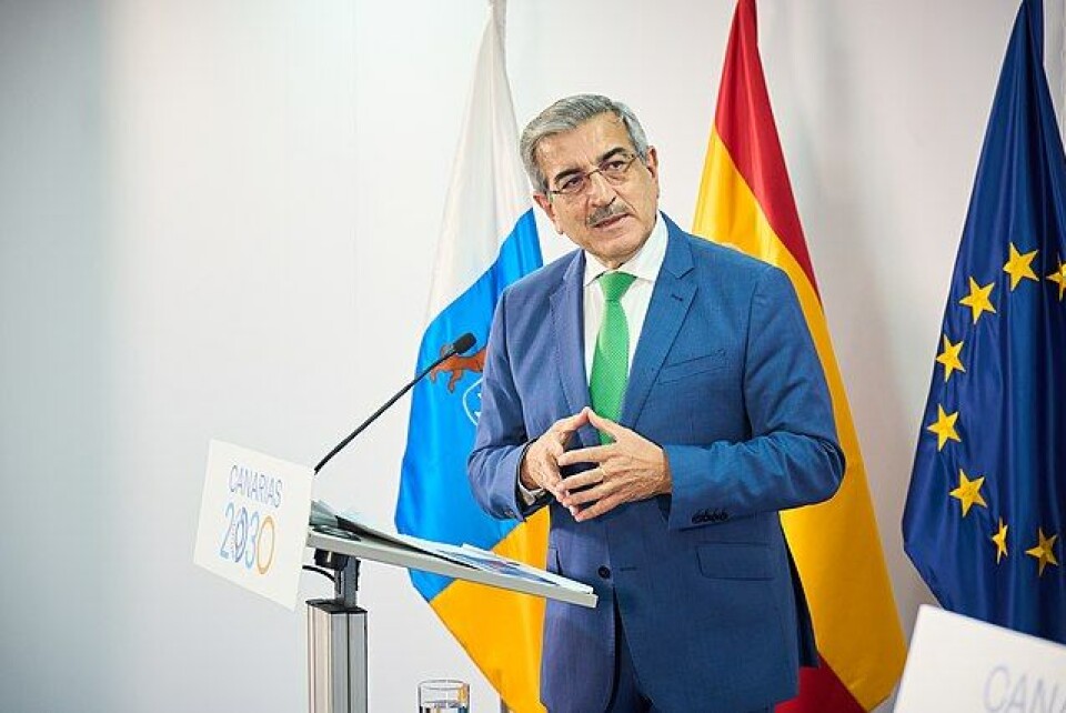 Kanariøyenes vise-president, Roman Rodriguez Rodriguez. Foto: Job Alejandro Gil Rivero