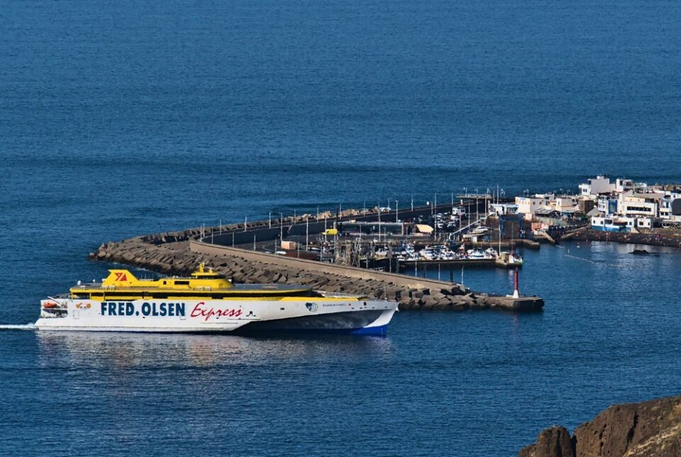 Puerto de las Nieves i Agaete er synonymt med norskeide Fred Olsen. Det kan snart endre seg. Foto: Shutterstock
