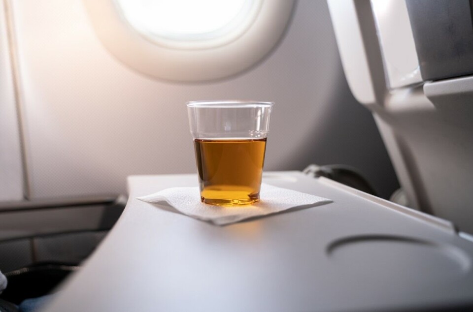 En mann helte innpå nesten en liter Captain Morgan før han gikk på flyet. Foto: Andrey Popov/Shutterstock