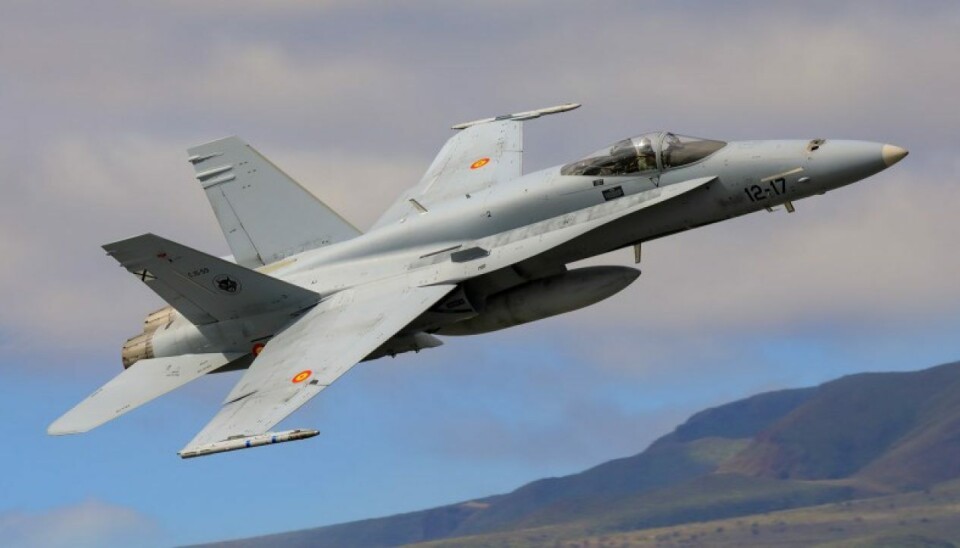 ØVELSE: De neste to ukene er sjansen stor for å se og høre jagerfly over Kanariøyene.