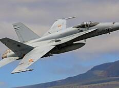 Jagerfly over Gran Canaria denne uka