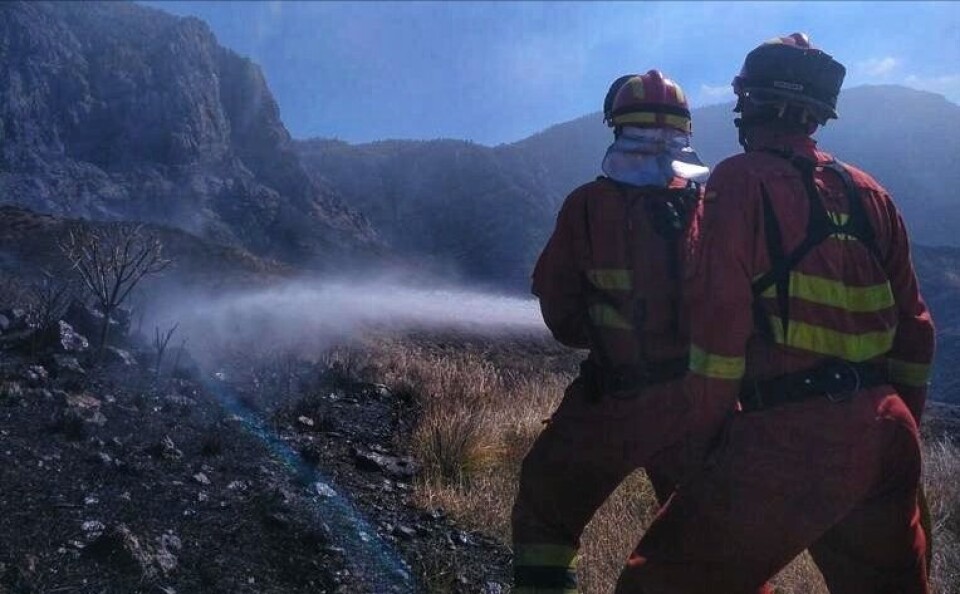 Skogbrannen blusset opp enkelte steder i natt - fortsatt farlig i fjellet