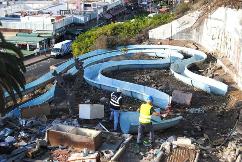Skampletten skal bort. Foto: Ayuntamiento San Bartolomé de Tirajana