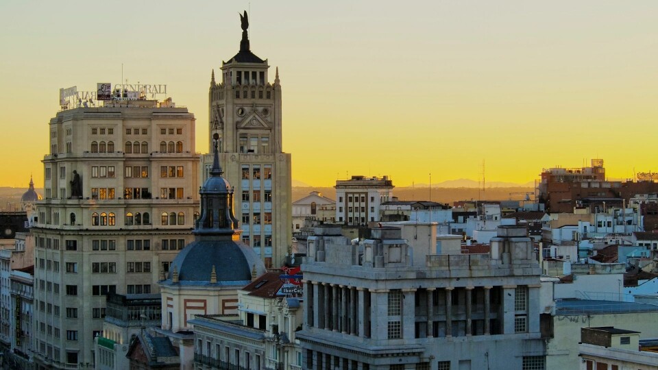 Madrid i Spania. Illustrasjon: Envato Elements