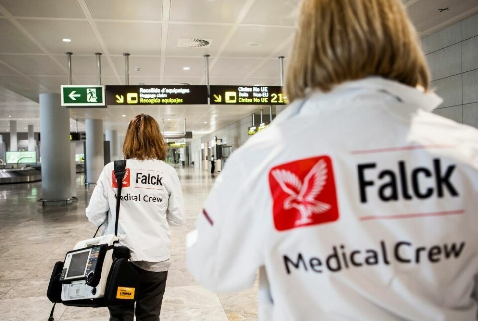 Den norske reisealarmsentralen Falck Global Assistance hjelper mange nordmenn som blir syke på tur i løpet av høstferien. Foto: Falck Global Assistance.