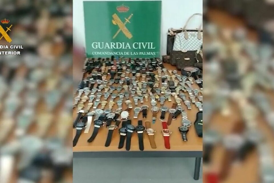 Solgte store mengder falske varer i Puerto de Mogán
