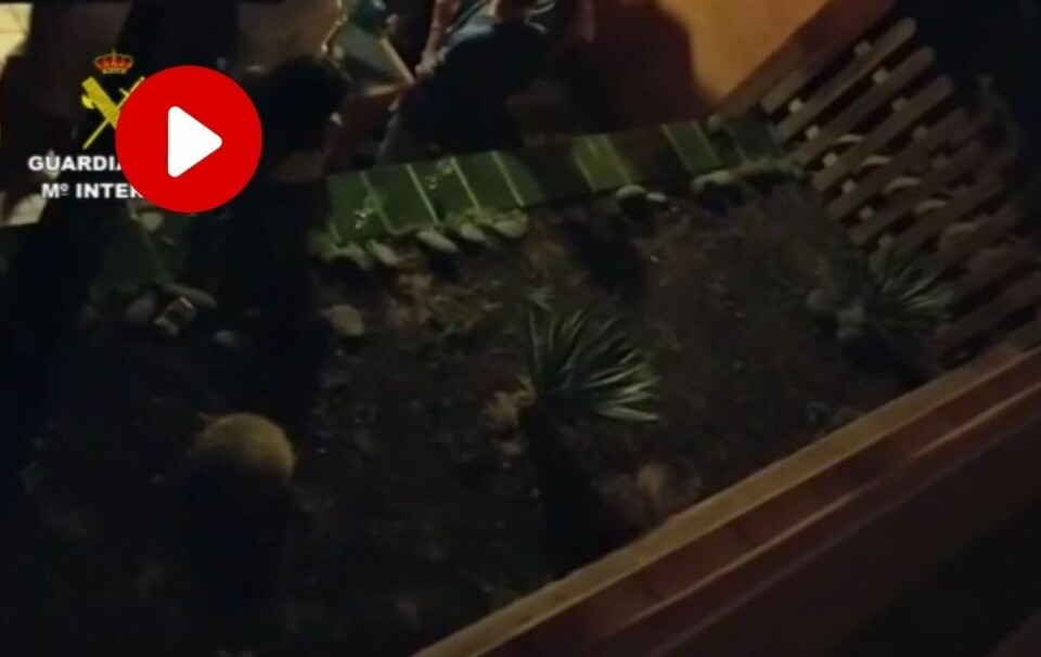 VIDEO: Her fester turistene uten munnbind og tilstrekkelig avstand. Festing er i tillegg forbudt i påsken.