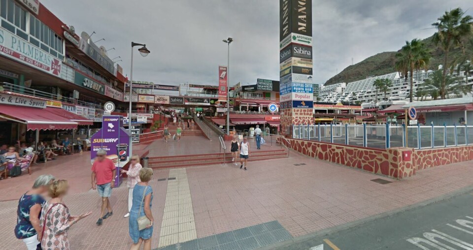 Puerto Rico-senteret slik det så ut før oppussingen begynte. Foto: Google Maps