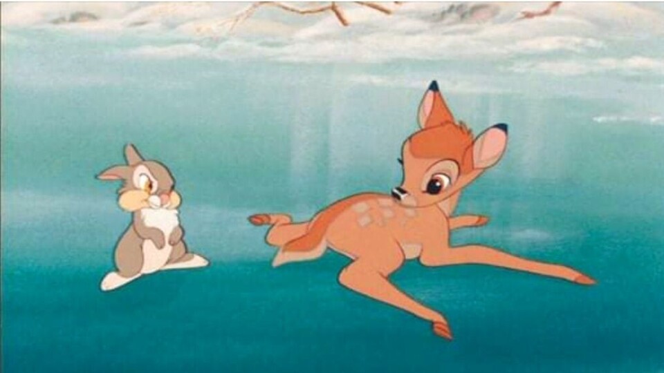 Skjermdump: Bambi/Disney