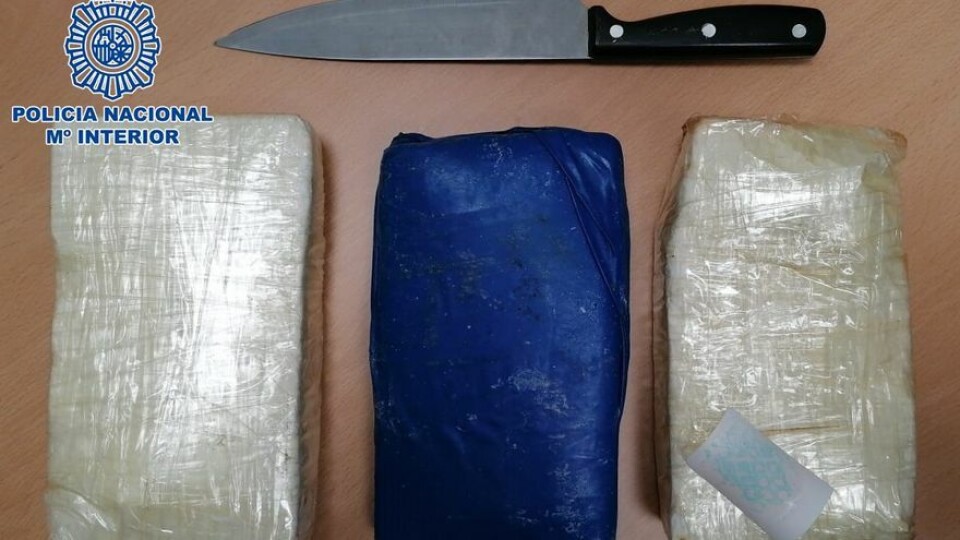 Tatt med 12 kilo kokain i Las Palmas