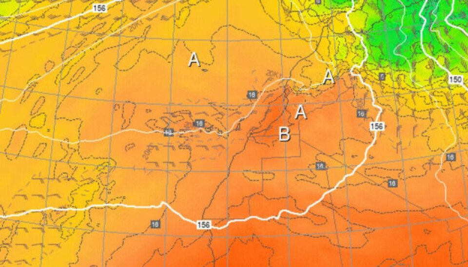 Det kan bli stigende temperaturer og sandstøv i lufta til helga.