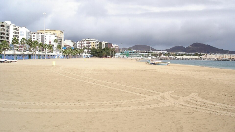 Hendelsen skal ha skjedd ved Las Alcaravaneras-stranda i Las Palmas. Foto: Pepelopex, CC BY-SA 3.0 via Wikimedia Commons