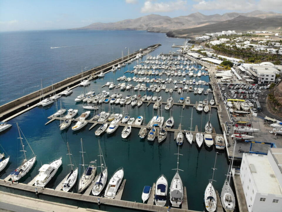 Fritidshavna i Puerto Calero på Lanzarote. Foto: Shutterstock