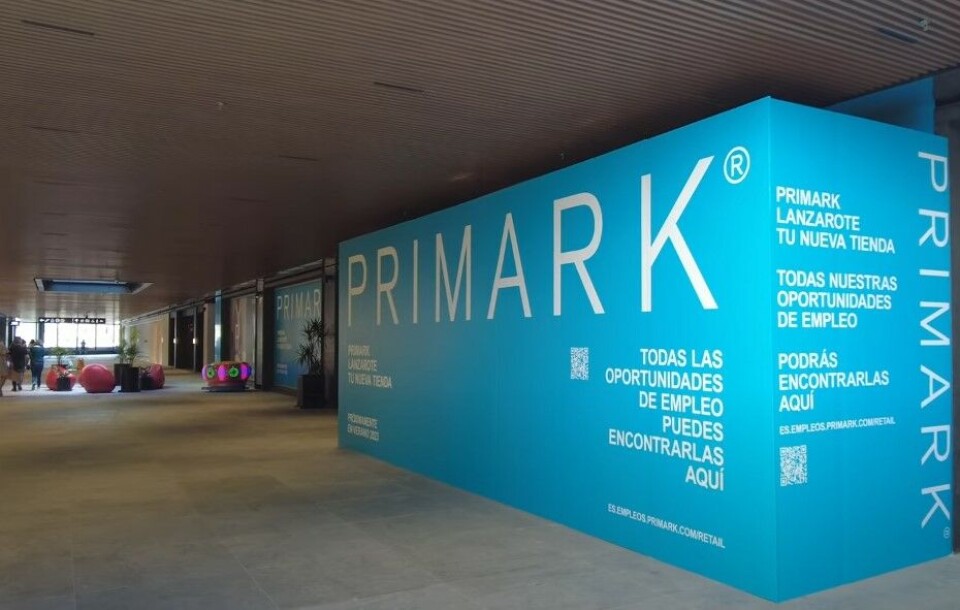 Primark utsetter åpningen av sin nye butikk på Open Mall for andre gang. Foto: Discover Lanzarote