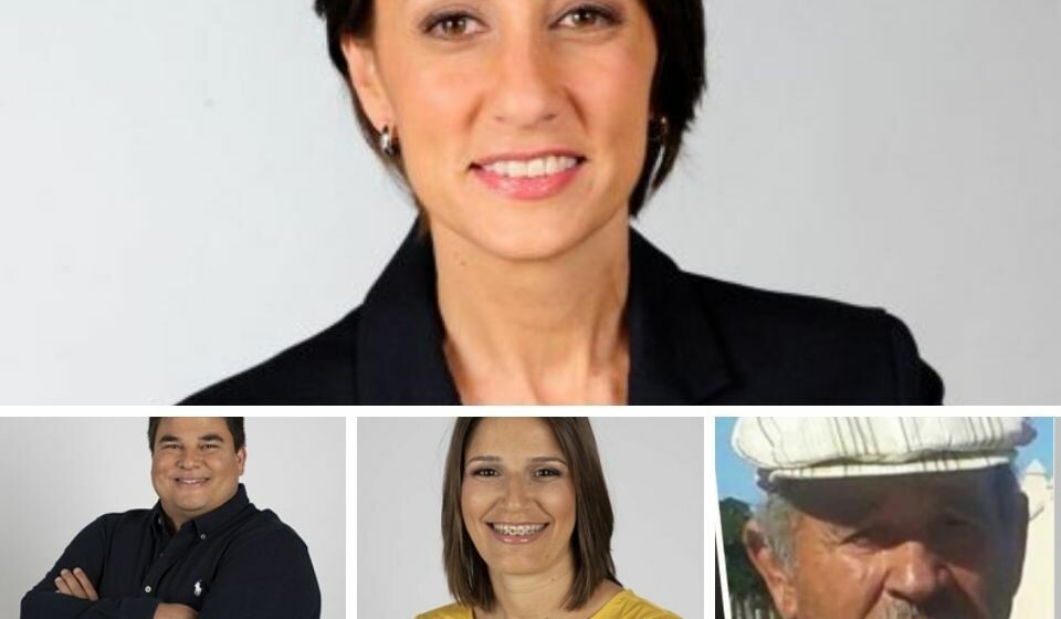 I toppen, ordfører Onalia Bueno. På nederste rad fra venstre, viseordfører Mencey Navarro, sosialrådkvinne Tania Alonso, og José Monzón Trujillo, en av ordførerens støttespillere.